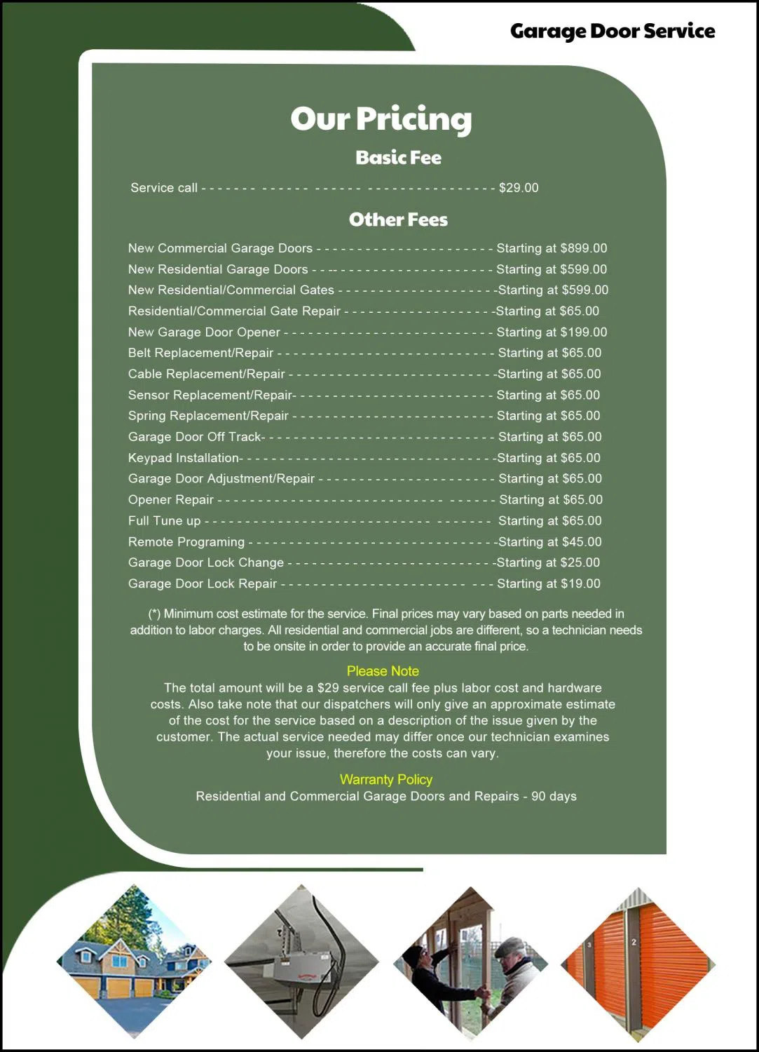 Metro Garage Doors Mendon, MA 508-859-6068